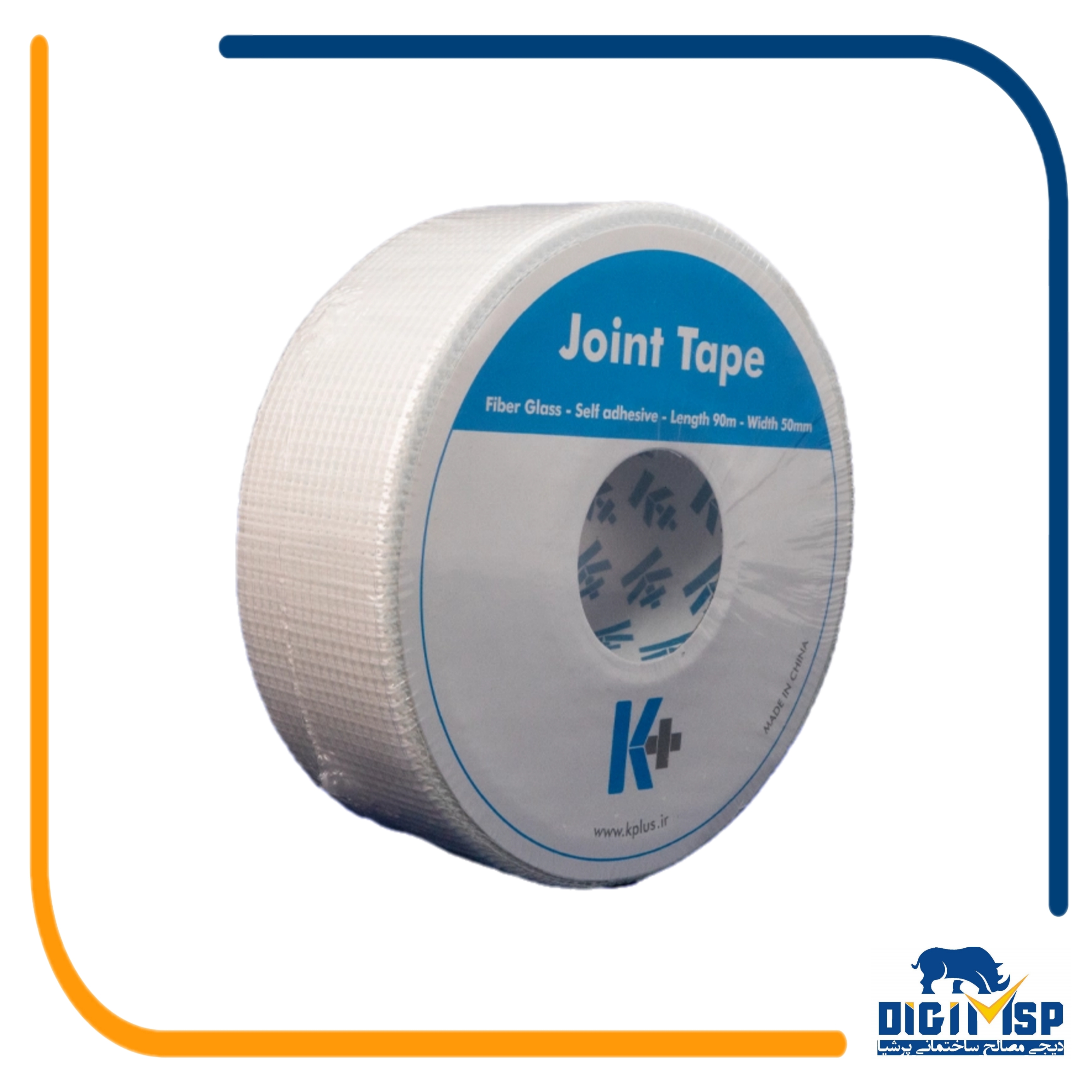 نوار فایبر گلاس مش 90 متری 